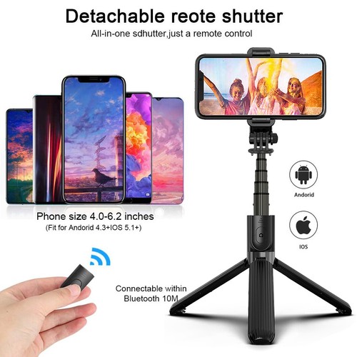 Treppiede estensibile selfie - estensibile,