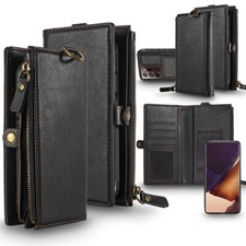 Luxury Zip Leather Flip Wallet